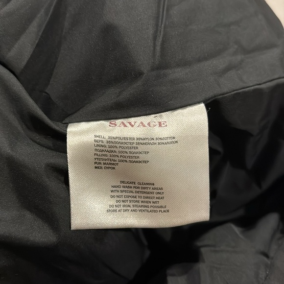 Vintage Savage Real Marmot Fur Removable Collar Jacket size M (46). - Picture 15 of 16